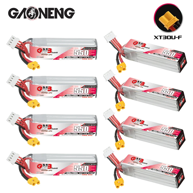 Fpv Drone Quadcopter - GNB HV 11.4V 550mAh 100C/200C Lipo