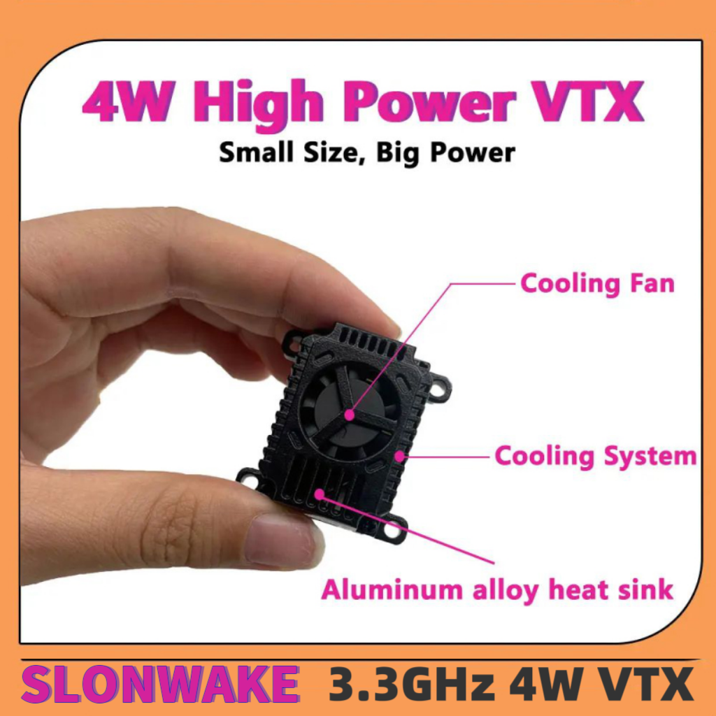 SLONWAKE FPV 3.3G 16CH 4000mW  - Fpv Drone Transmitter recensie en prijs