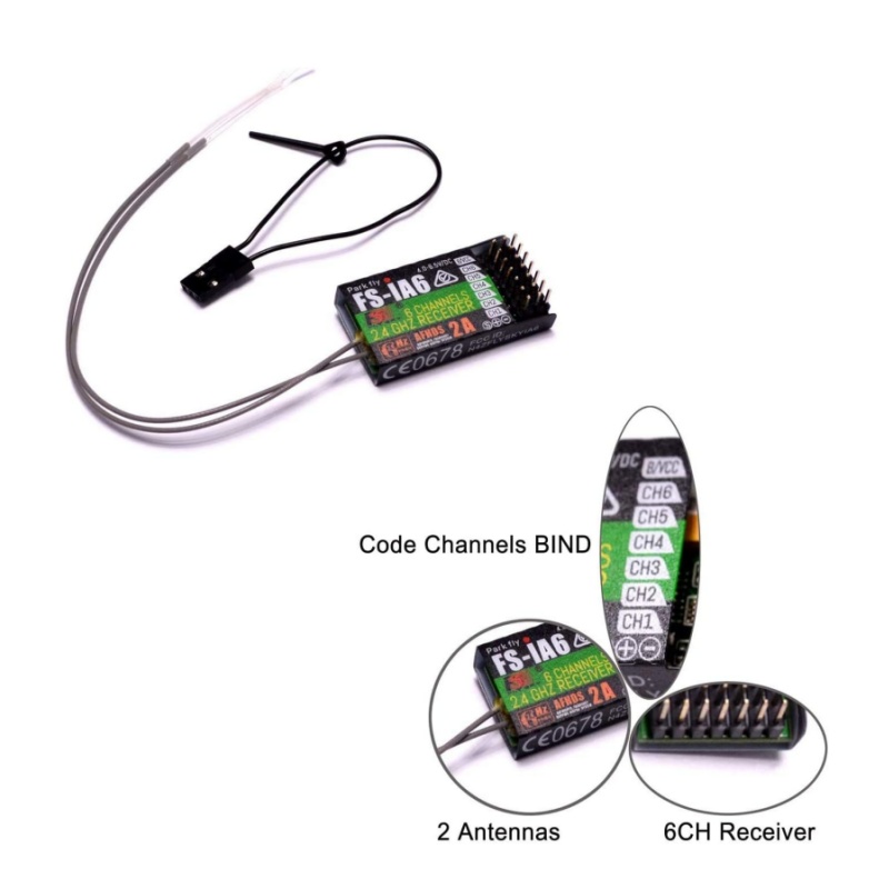 Flysky FS-IA6 Receiver 6CH Dua - Fpv Drone Battery recensie en prijs