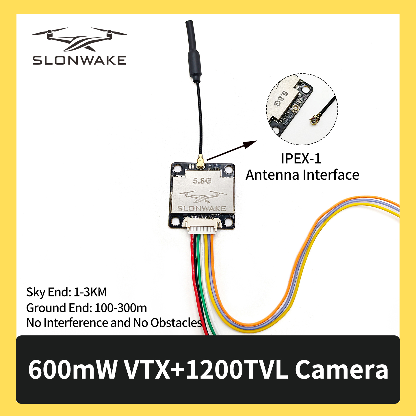 SLONWAKE 5.8G 600mW 7-24V FPV  - Fpv Drone Transmitter recensie en prijs