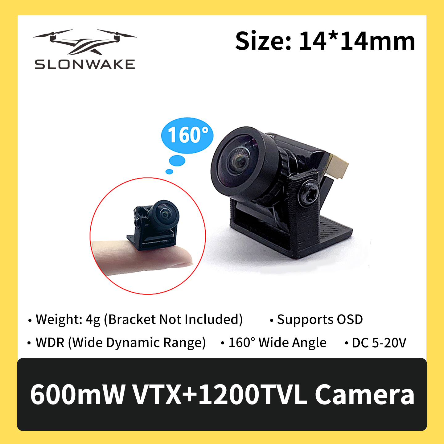 SLONWAKE 5.8G 600mW 7-24V FPV  - Fpv Drone Transmitter recensie en prijs