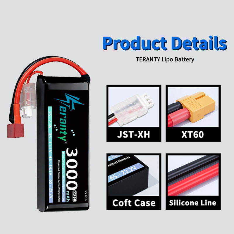TERANTY 2S 3000mAh Lipo Batter - Fpv Drone Battery recensie en prijs