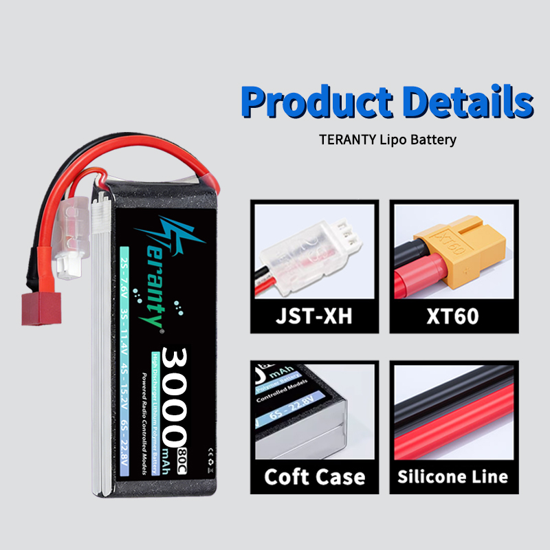TERANTY 2S 3000mAh Lipo Batter - Fpv Drone Battery recensie en prijs