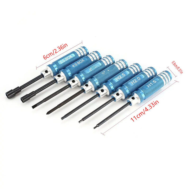 7Pcs 1.5 2.0 2.5mm RC Hex Driv - Fpv Drone Tool Kit recensie en prijs