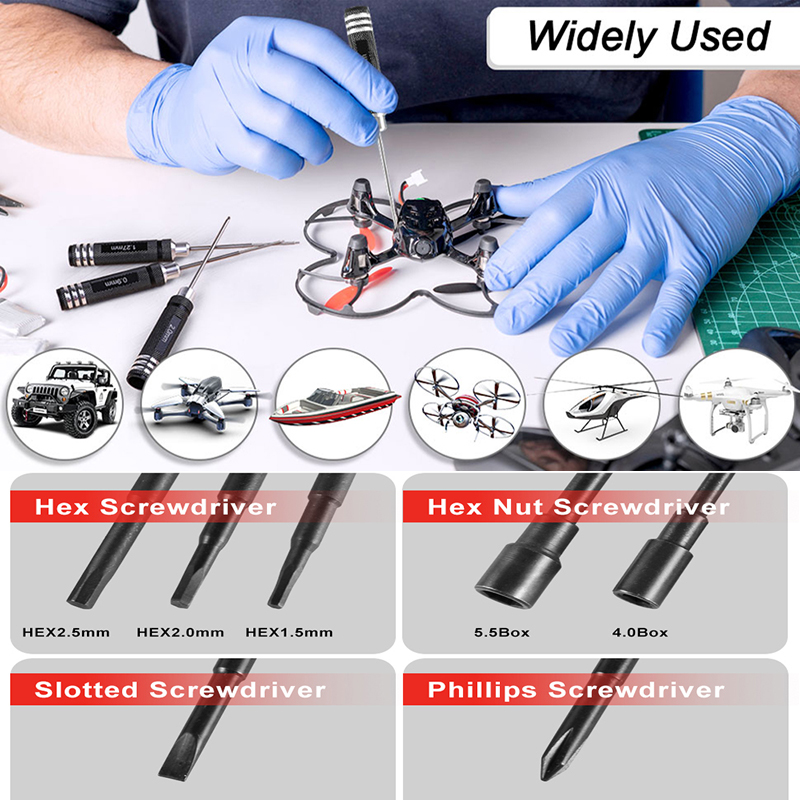 7Pcs 1.5 2.0 2.5mm RC Hex Driv - Fpv Drone Tool Kit recensie en prijs