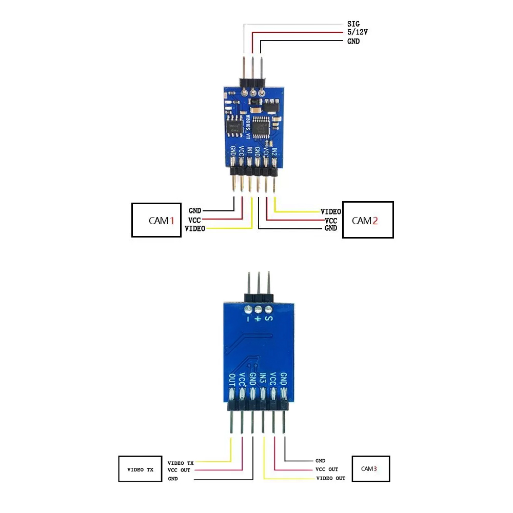 5.8G 3 Channel Video Switcher  - Fpv Drone Battery recensie en prijs