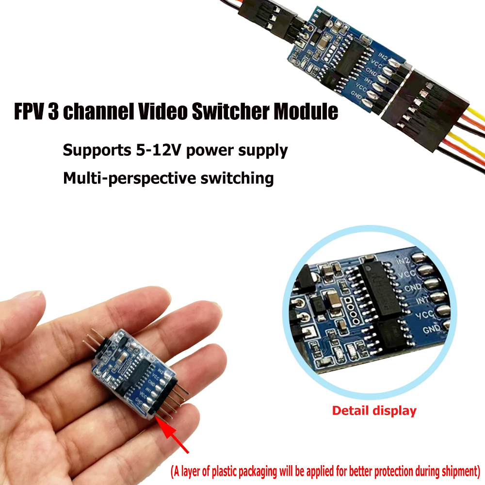 5.8G 3 Channel Video Switcher  - Fpv Drone Battery recensie en prijs