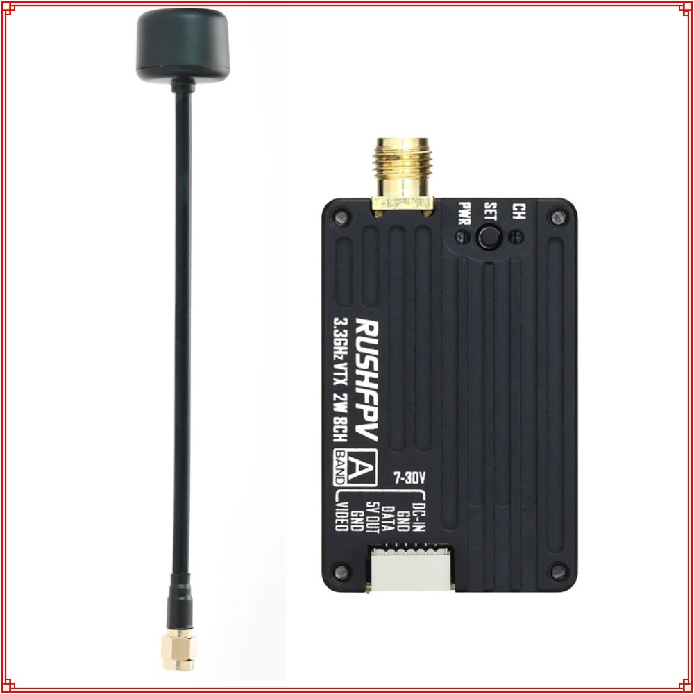 2026 New RUSHFPV 3.3G 2W VTX T - Fpv Drone Transmitter recensie en prijs