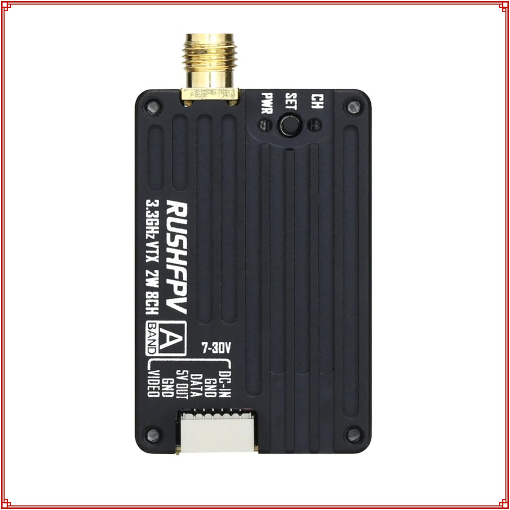 2026 New RUSHFPV 3.3G 2W VTX T - Fpv Drone Transmitter recensie en prijs