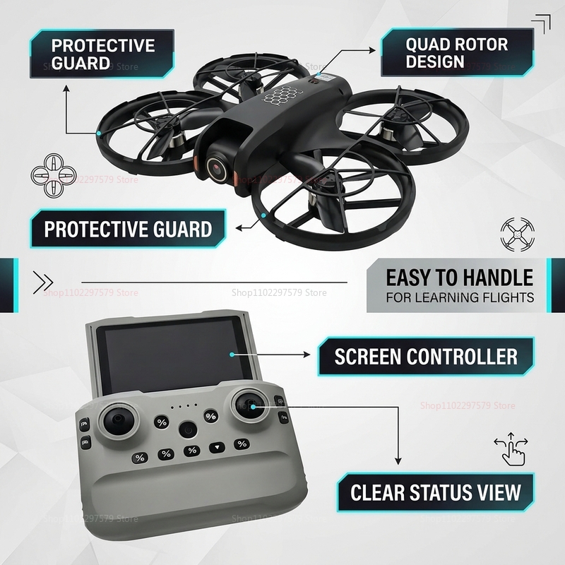 2026 New M5 Mini Drone 8K HD C - Fpv Drone Charger recensie en prijs
