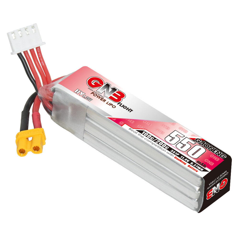 GNB HV 11.4V 550mAh 100C/200C  - Fpv Drone Quadcopter recensie en prijs