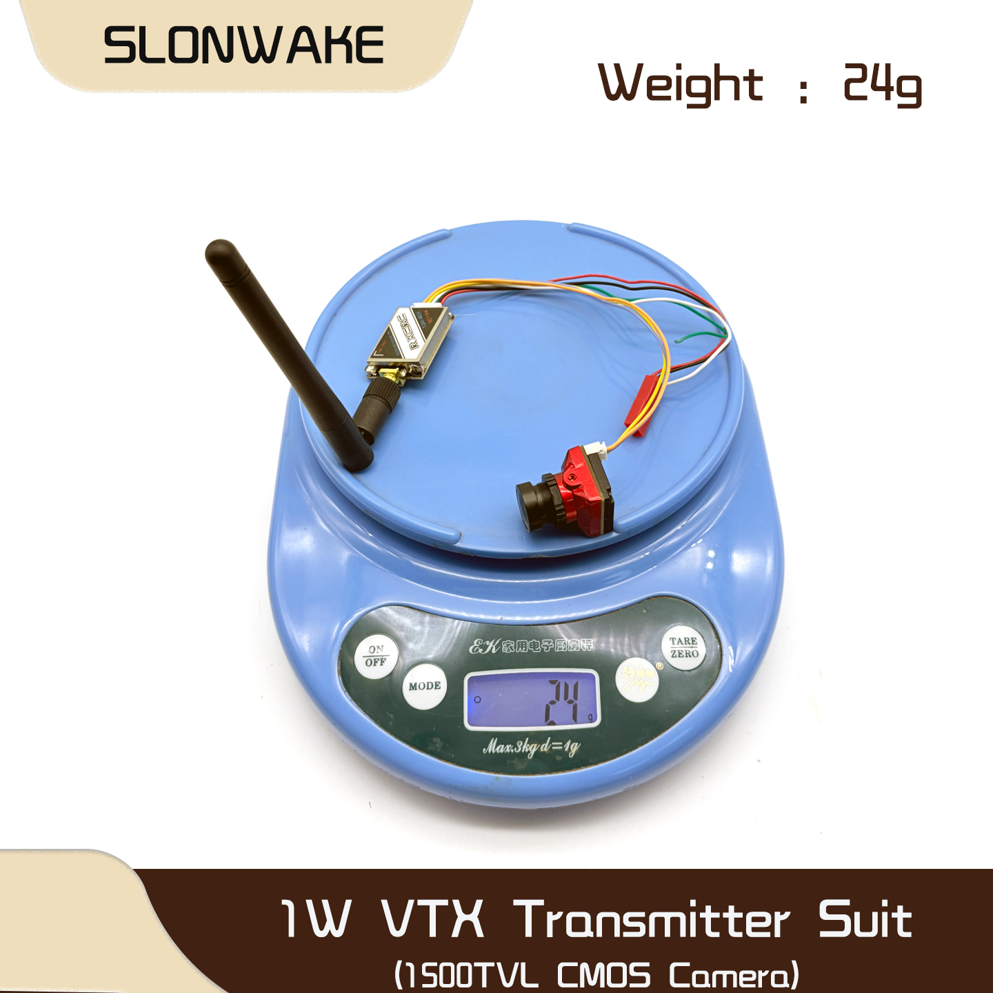 SLONWAKE  5.8G 48CH 1W VTX 100 - Fpv Drone Vtx recensie en prijs
