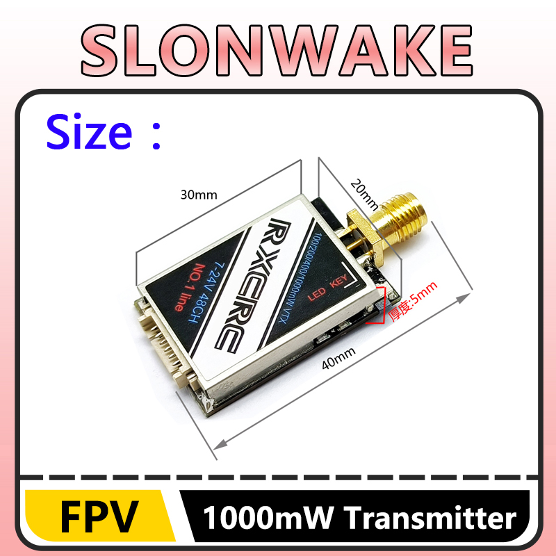 SLONWAKE  5.8G 48CH 1W VTX 100 - Fpv Drone Vtx recensie en prijs
