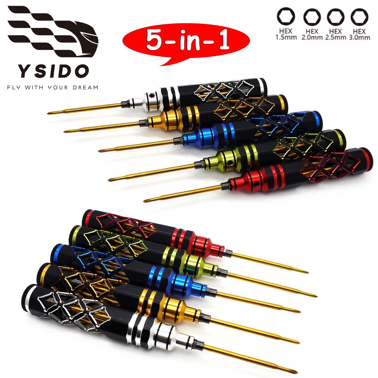 ​YSIDO 1.5mm 2.0mm 2.5mm 3.0mm - Fpv Drone Tool Kit recensie en prijs