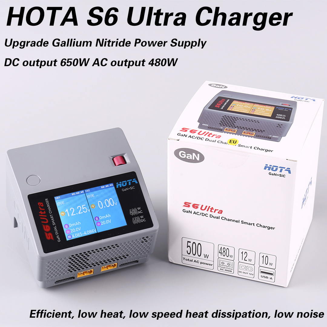 HOTA S6 Ultra Gallium Nitride  - Fpv Drone Charger recensie en prijs