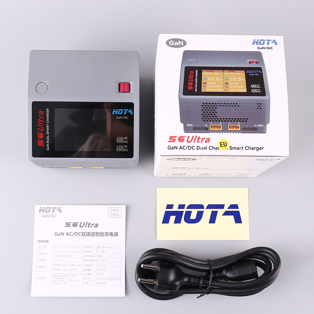 HOTA S6 Ultra Gallium Nitride  - Fpv Drone Charger recensie en prijs