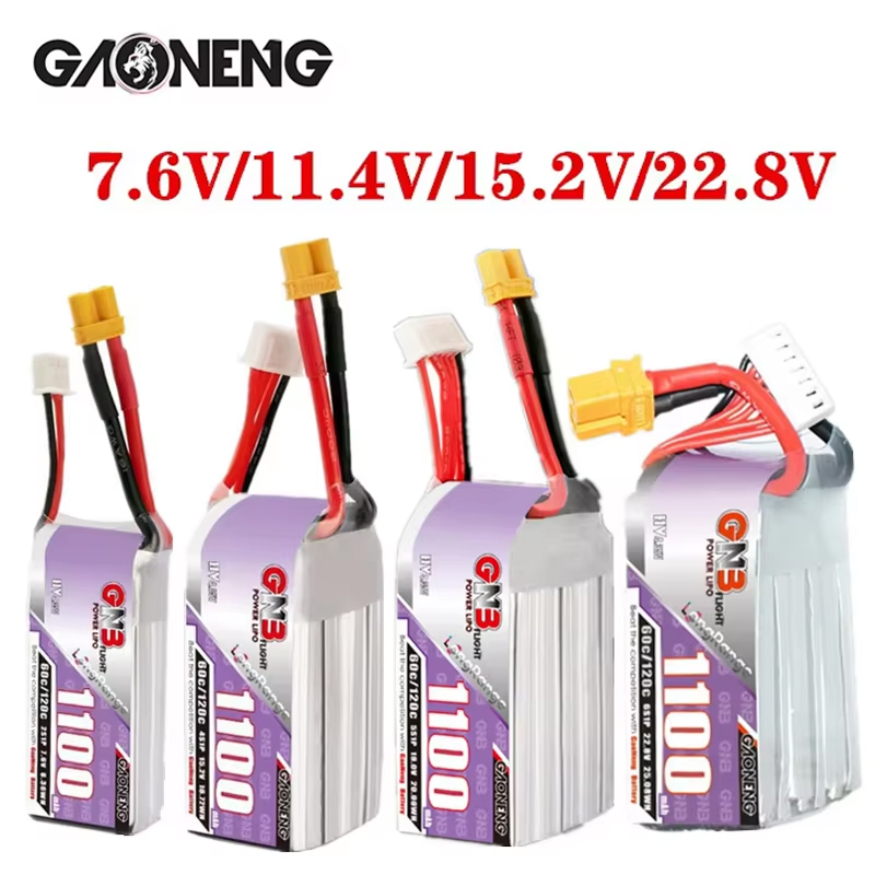 GNB 1100mAh 2S 3S 4S 6S 60C/12 - Fpv Drone Esc recensie en prijs