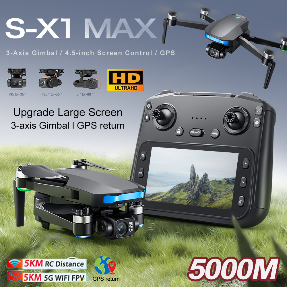 New S-X1 MAX Drone GPS 8K Prof - Fpv Drone Charger recensie en prijs