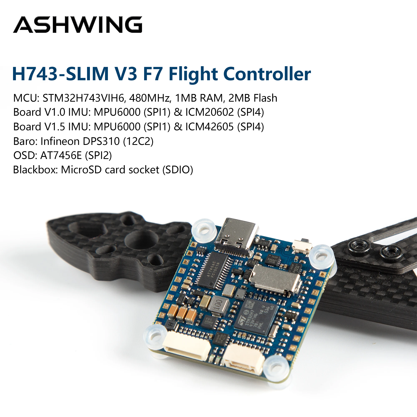 H743-SLIM V3 Flight Controller - Fpv Drone Flight Controller recensie en prijs