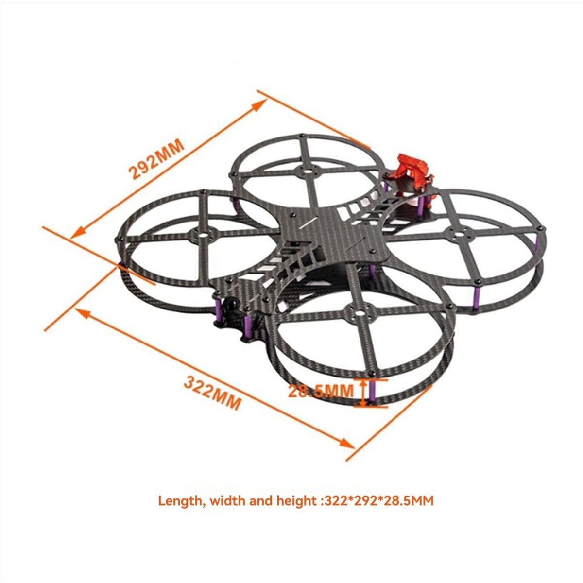 WOW! 5Inch FPV Drone Frame 223 - Fpv Drone Tool Kit recensie en prijs