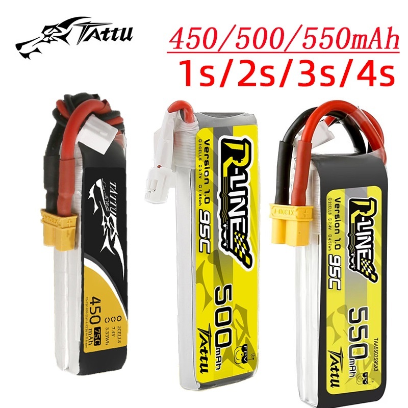 3Pcs NEW TATTU 450/500/550mAh  - Fpv Drone Battery recensie en prijs