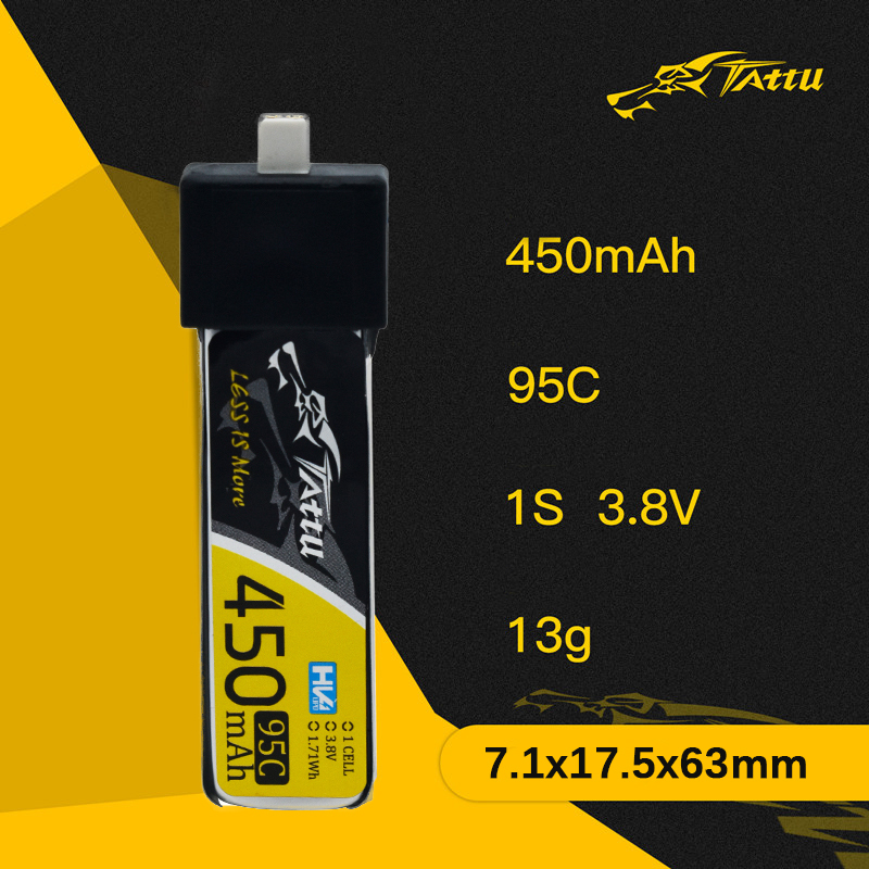 3Pcs NEW TATTU 450/500/550mAh  - Fpv Drone Battery recensie en prijs