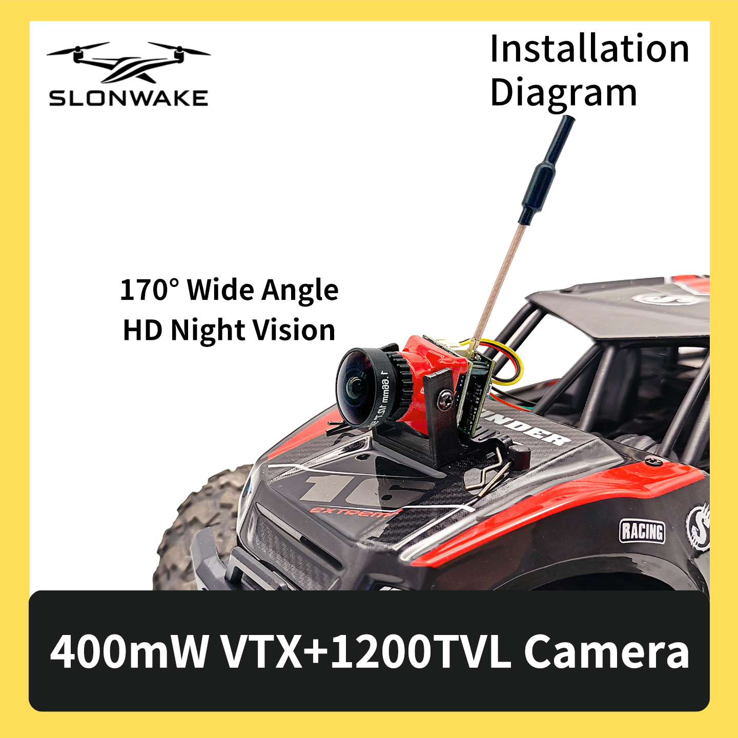 SLONWAKE 5.8G 48CH FPV 400mw V - Fpv Drone Transmitter recensie en prijs