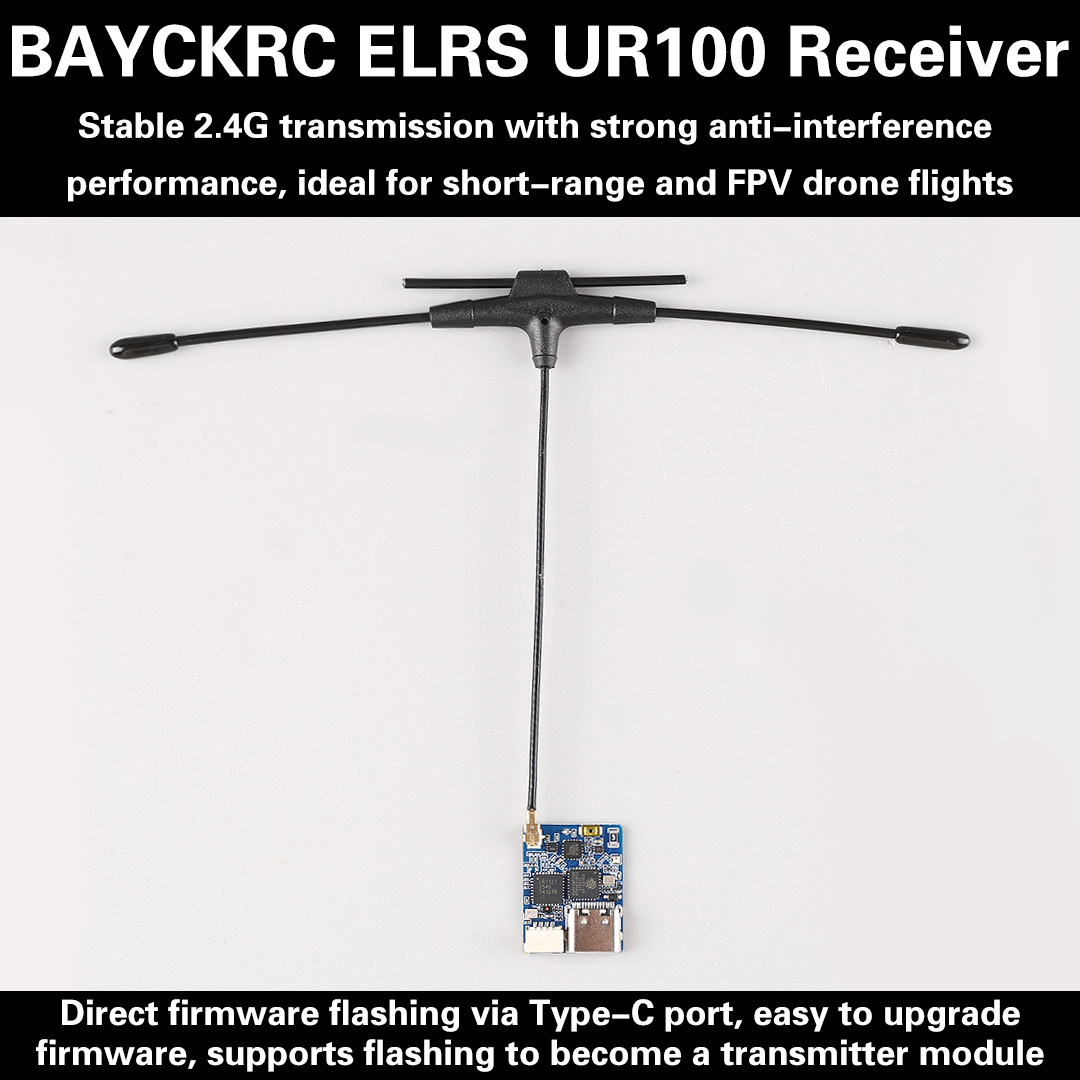 BAYCKRC UR100 ExpressLRS Dual  - Fpv Drone Frame recensie en prijs