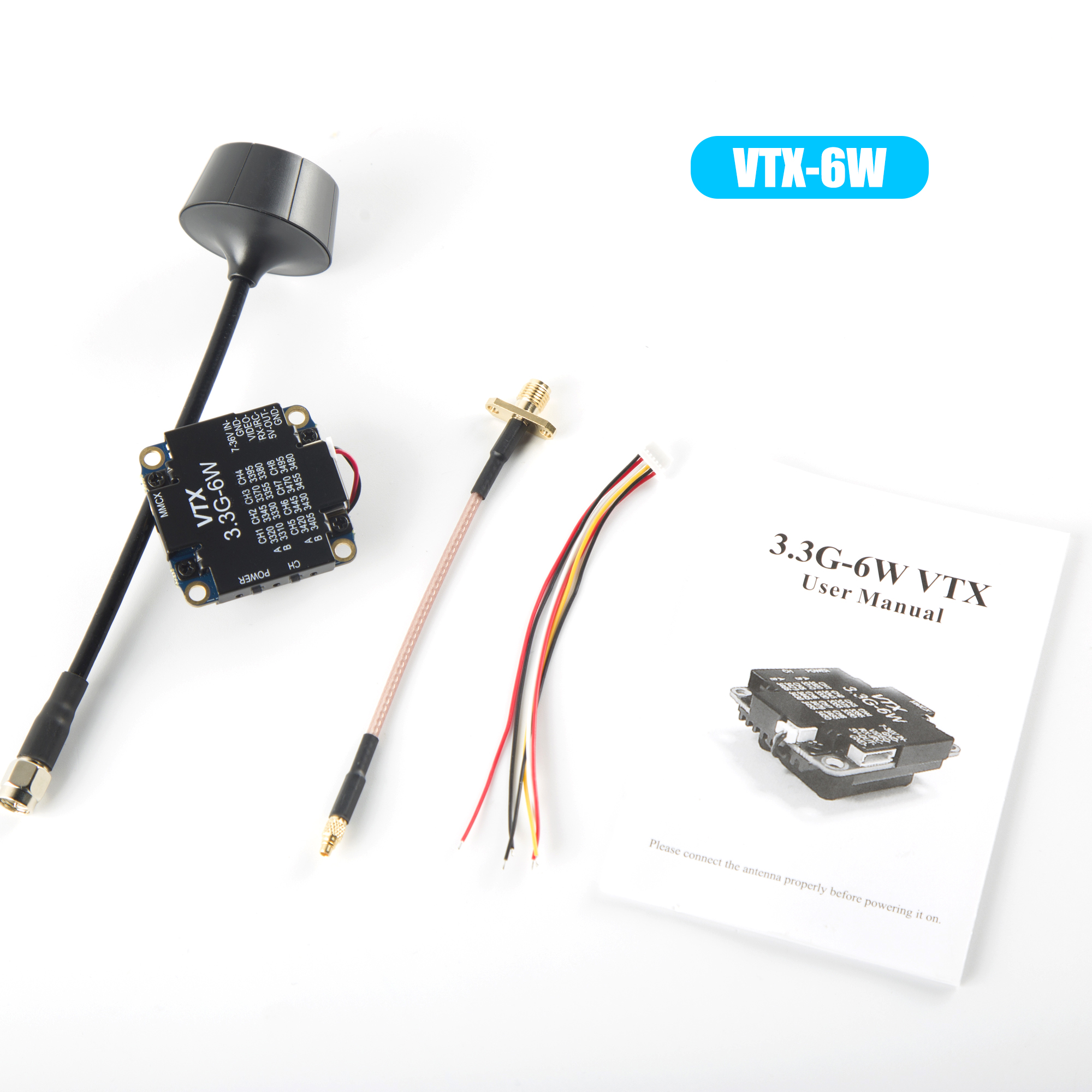 FPV Video Transmitter 3.3G 6W  - Fpv Drone Transmitter recensie en prijs