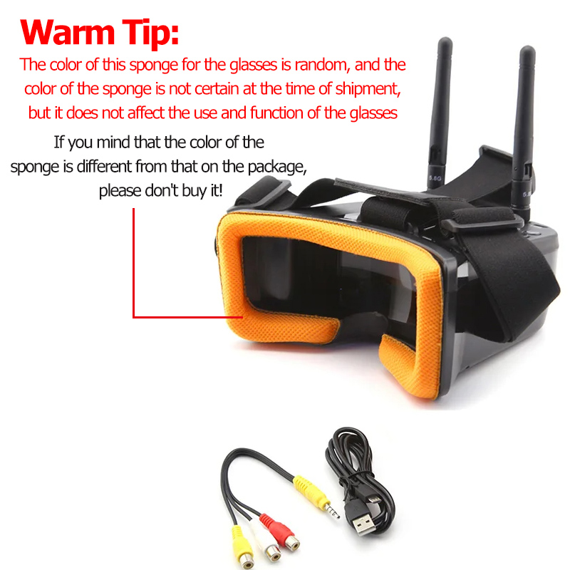 VR009 FPV Video Goggles 3Inch  - Fpv Drone Goggles recensie en prijs
