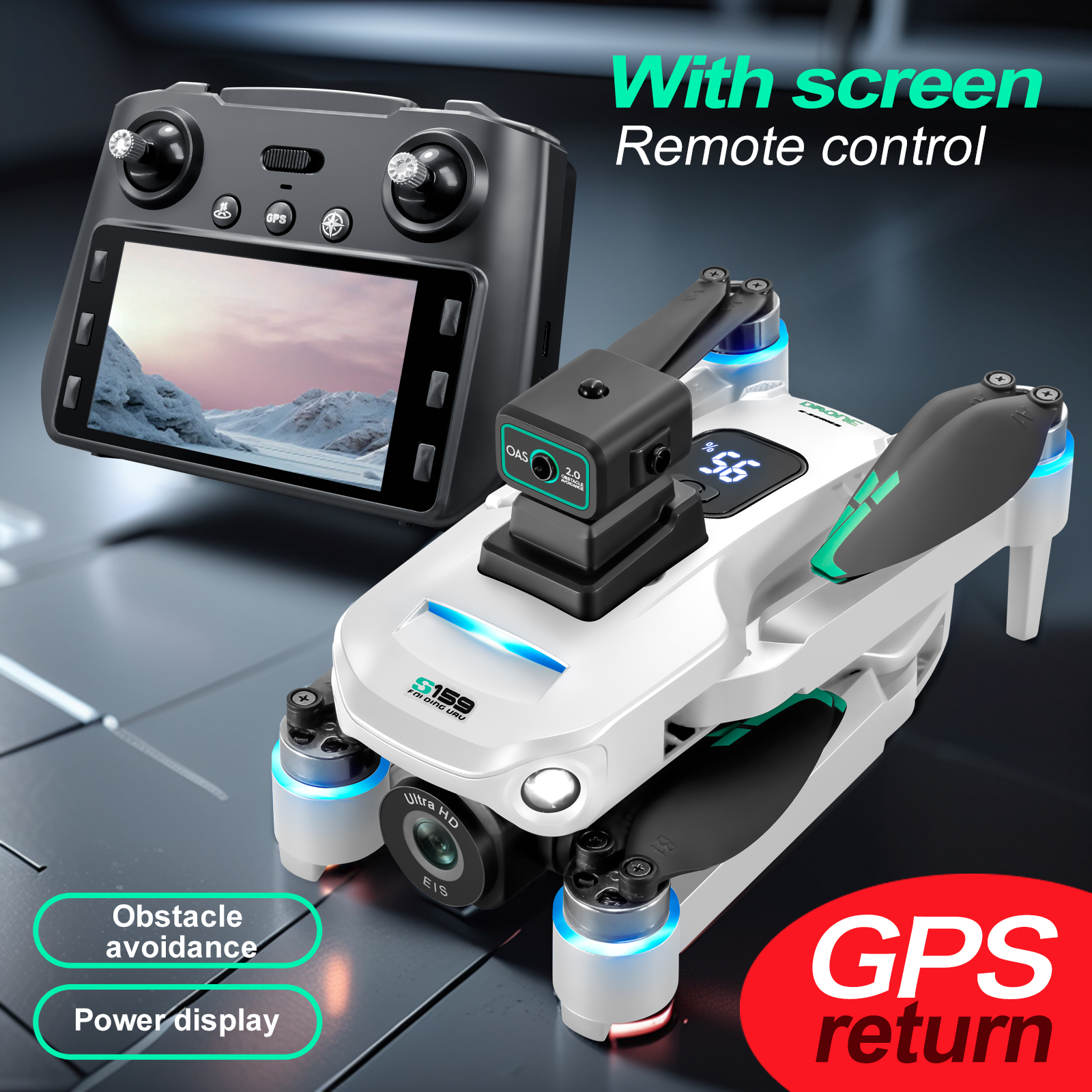 S159 GPS Drone 4K Profesional  - Fpv Drone Charger recensie en prijs